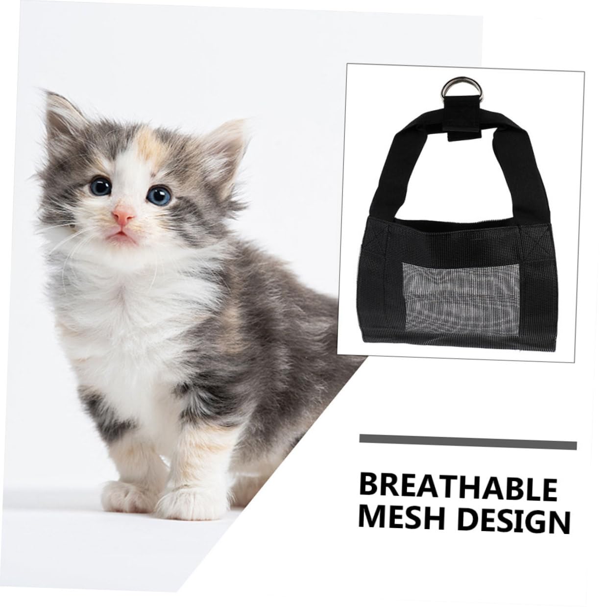 SHERCHPRY Imbracatura Pesatura Bestiame in Nylon Nero 2 Pezzi per Vitelli Ragazzo Ragazza e Piccoli Animali Facile da Usare Resistente e Non Si Deforma