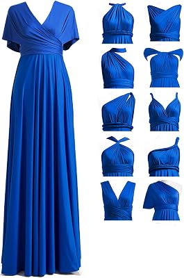 72styles Infinity Dress with Bandeau, Convertible Bridesmaid Dress, Long, Plus Size, Multi-Way Dress, Twist Wrap Dress