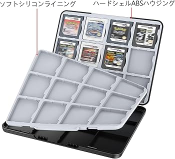 Amazon | PGRTYOF 3DS/DS カードケース 24 枚収納 NS/3DSXL/2DS/2DSXL