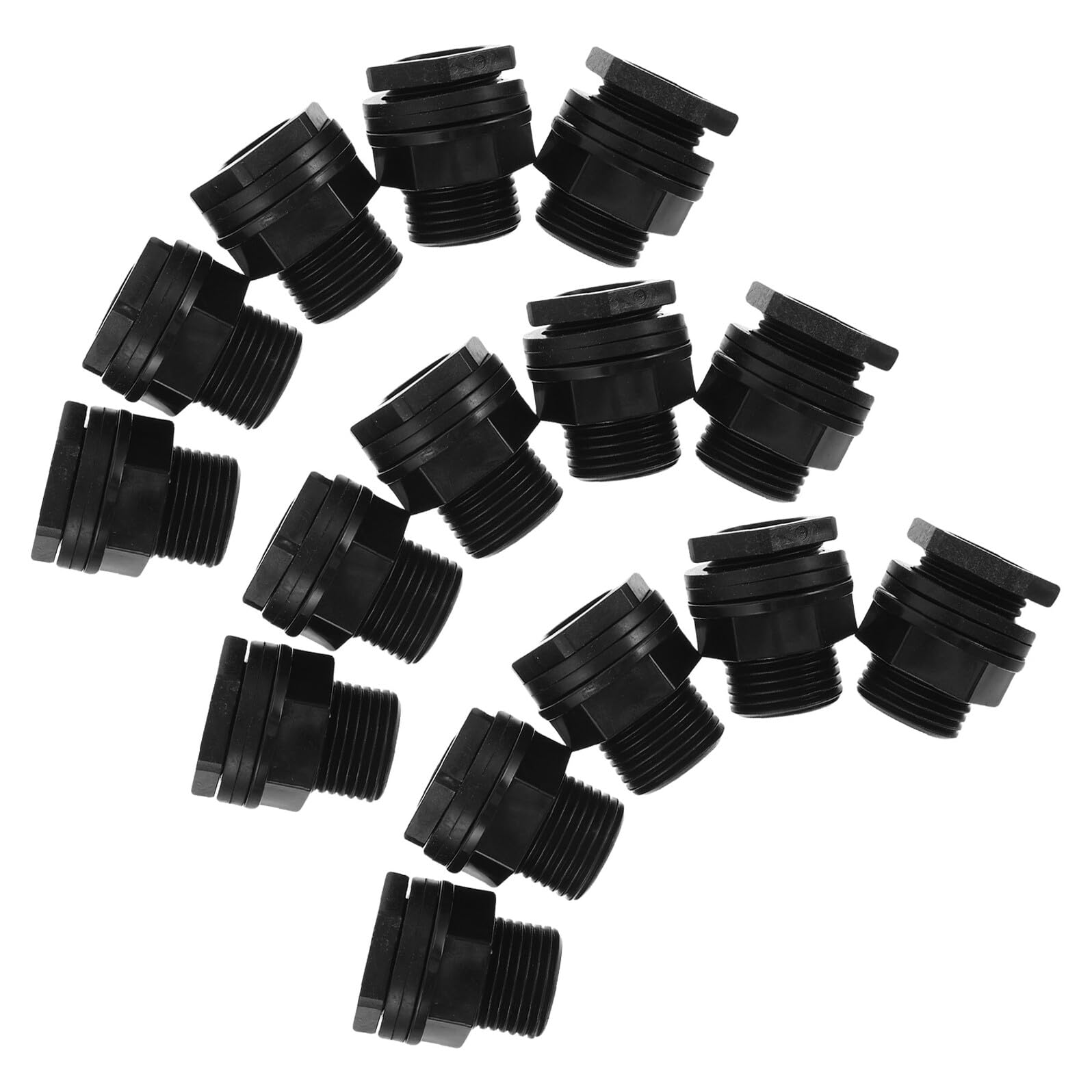 SHINEOFI 15 Piezas Conector de Manguera para Tanque de Agua Adaptador Roscado Npt X Ght Acoplamiento Rápido Resistente para Jardín y Riego Doméstico
