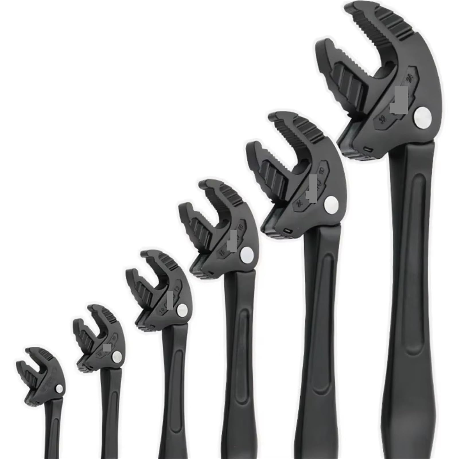 Llave Ajustable Llave industrial de trinquete de adaptación rápida, herramienta ajustable de mandíbula ancha for reparación de automóviles, fontanería(10-13mm)
