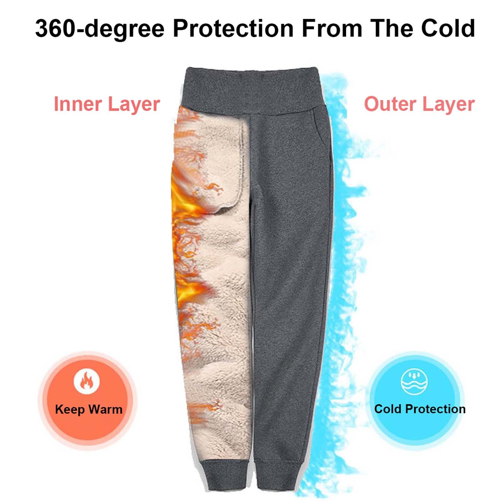 Leggings For Femme - Pantalon De Course Doublé En Polaire - Doux - Survêtement Élastique - Pantalon Neige - Pantalon De Jogging - Collant Thermique - Pantalon Survêtement Athlétique Sherpa ( Color : R