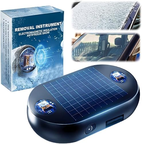 Electromagnetic Car Deicer, De Icer Spray for Car, Deicer Car Windscreen Spray, Car Interference Antifreeze Device, Electromagnetic Snow-Melter, Car Heater, Car Defroster, For Indoor & Outdoor (1PC)