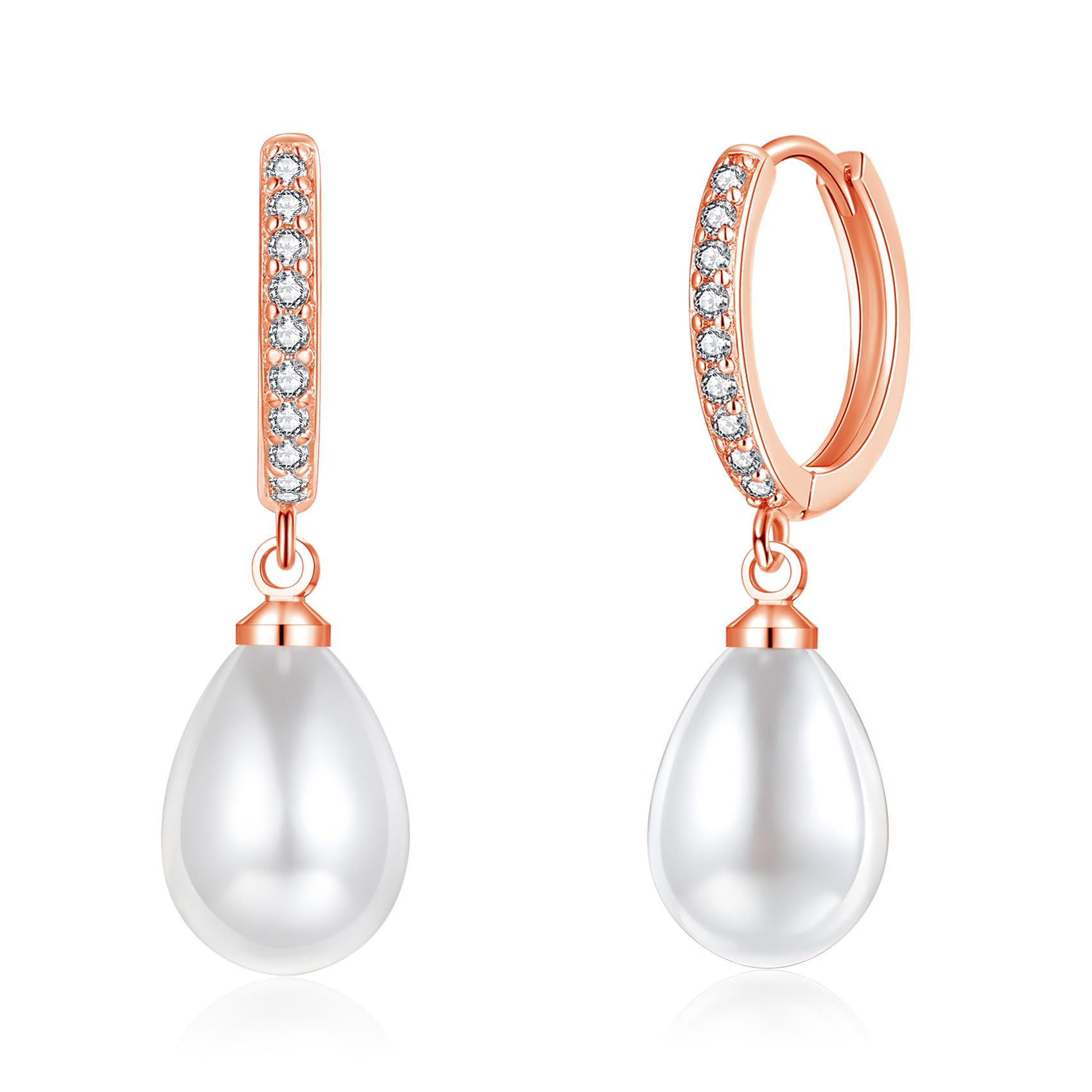 Loutade Ohrringe Gold, Hypoallergen 925 Sterling Silber Twis