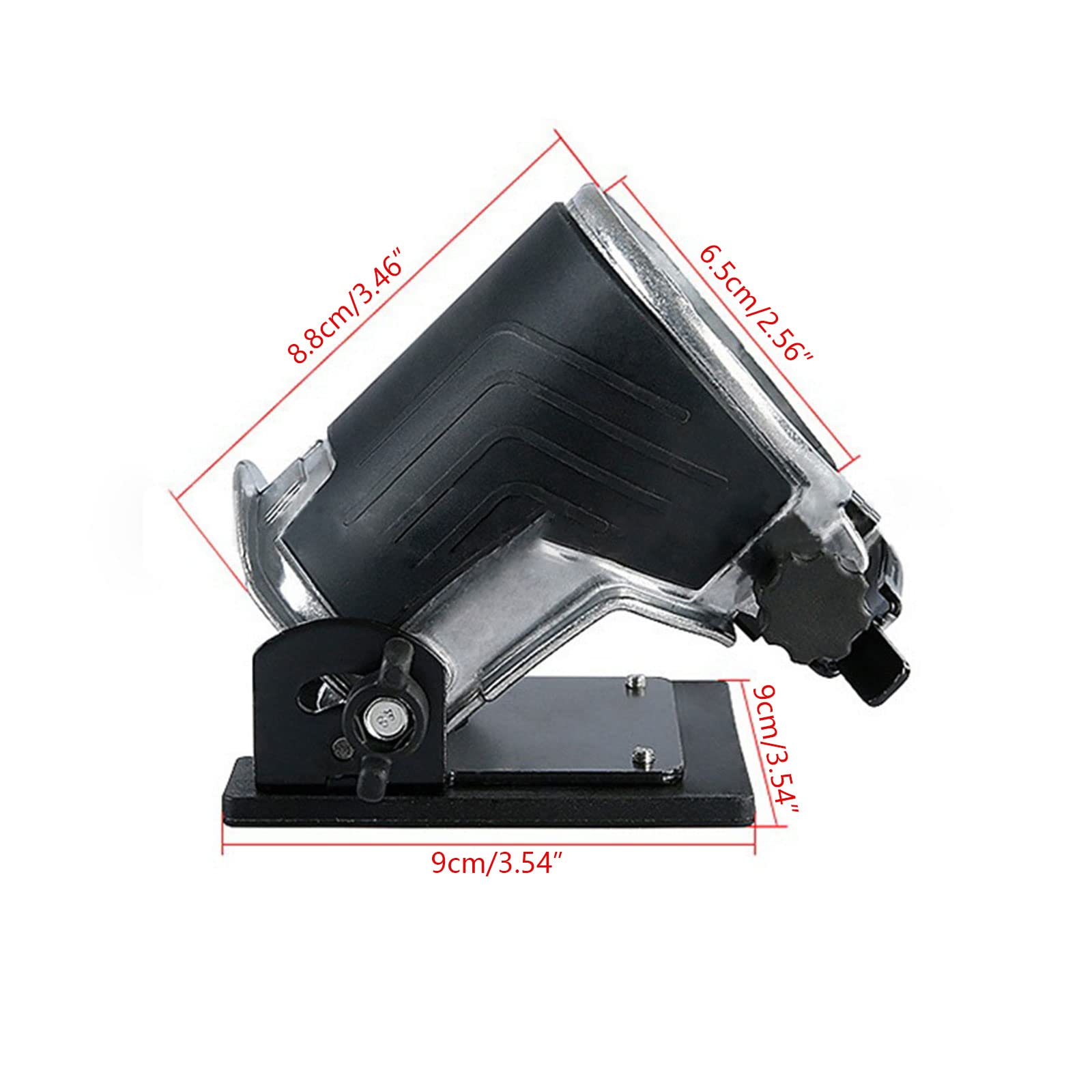 Base inclinable compacte de 65 mm pour couper les stratifiés pour base de débroussailleuse 3709 370 DRT50