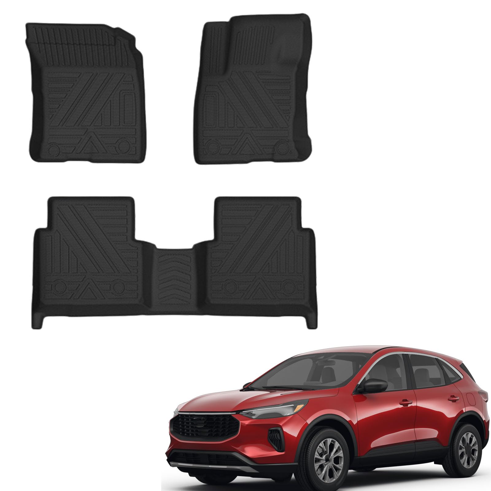 PAPEP Floor Mats for Ford Escape (pure gasoline) 2020-2024 RHD