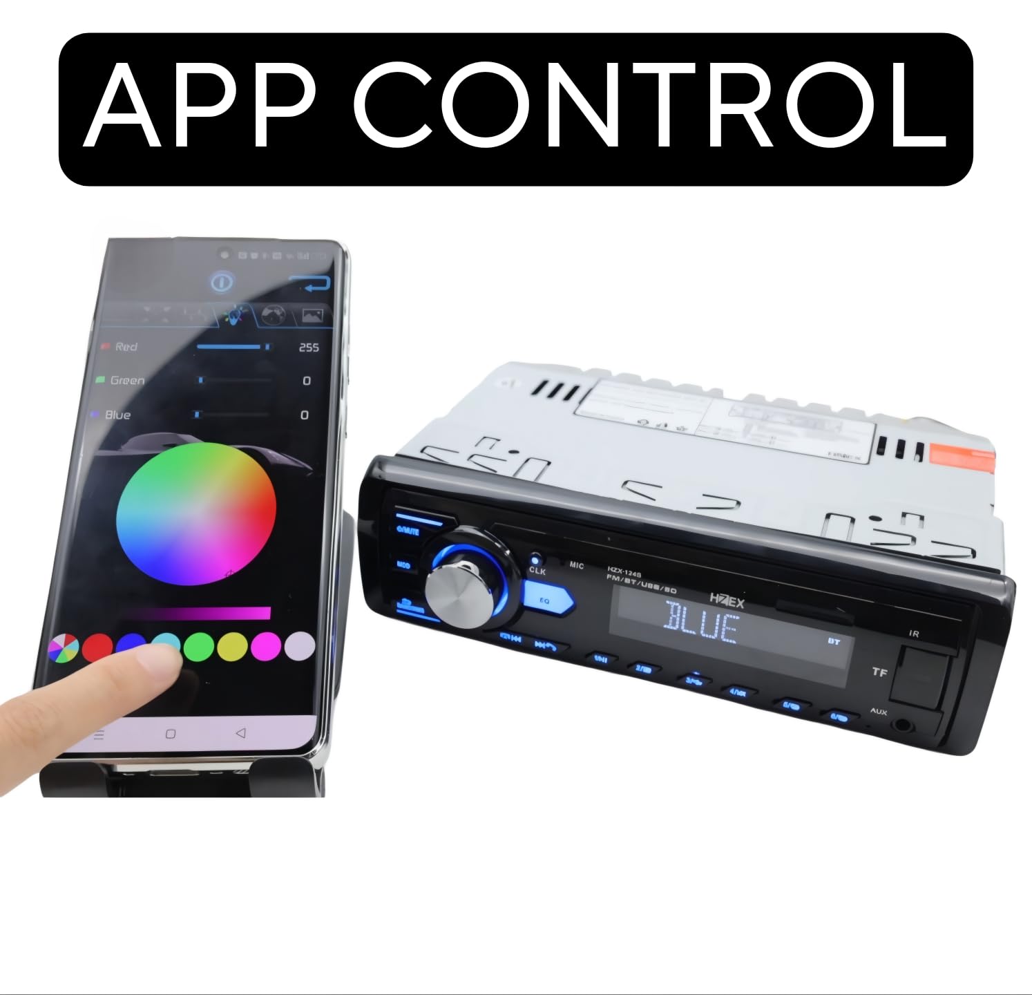 Amazon.com: HZEX Car Stereo with Bluetooth and Subwoofer Outputs