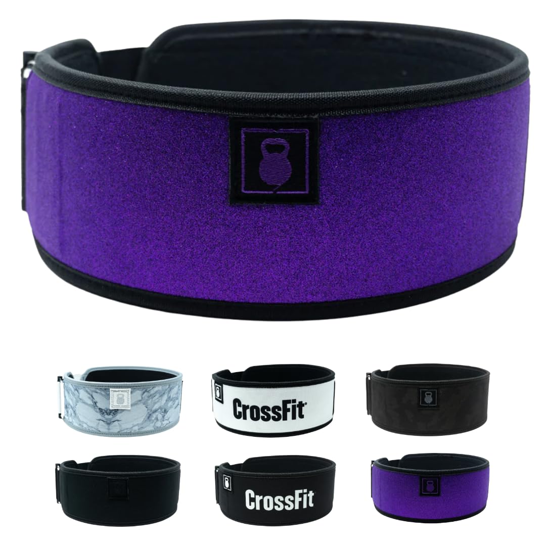 2POOD 4" Weightlifting Belt | CrossFit® Weightlifting Belt | 4-inch Wide and Built for Support, Flexibility, and The Ability to Cross Train Easily