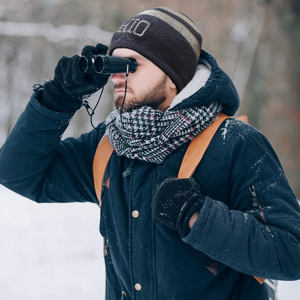 Custom Striped Beanie for Men & Women Ohio State USA America A Embroidery - Image 4