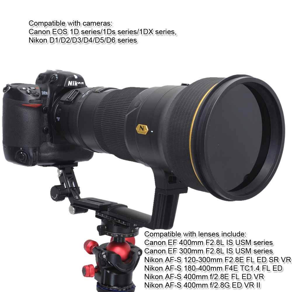 Support Téléobjectif IShoot Avec Plaque Rapide – Pour Appareil Photo