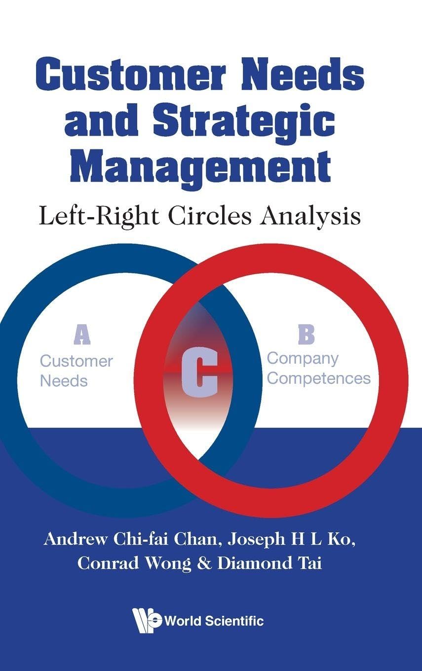 Customer Needs And Strategic Management: by Andrew Chi-fai Chan HARDBACK