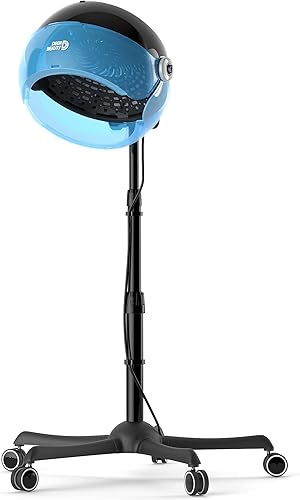 Secador de pelo profesional de pie  1875 W de pie con capucha secador de pelo con generador iónico para estación de salón profesional, spa, uso