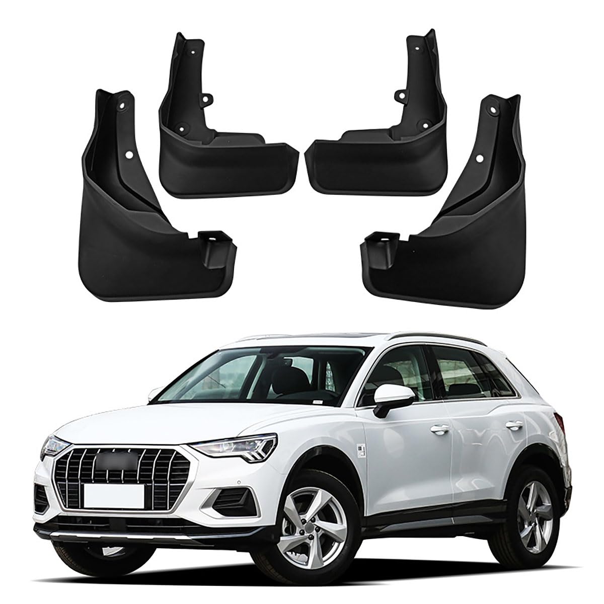 Bavettes de protection auto Audi Q3 pare-boue haute résistance