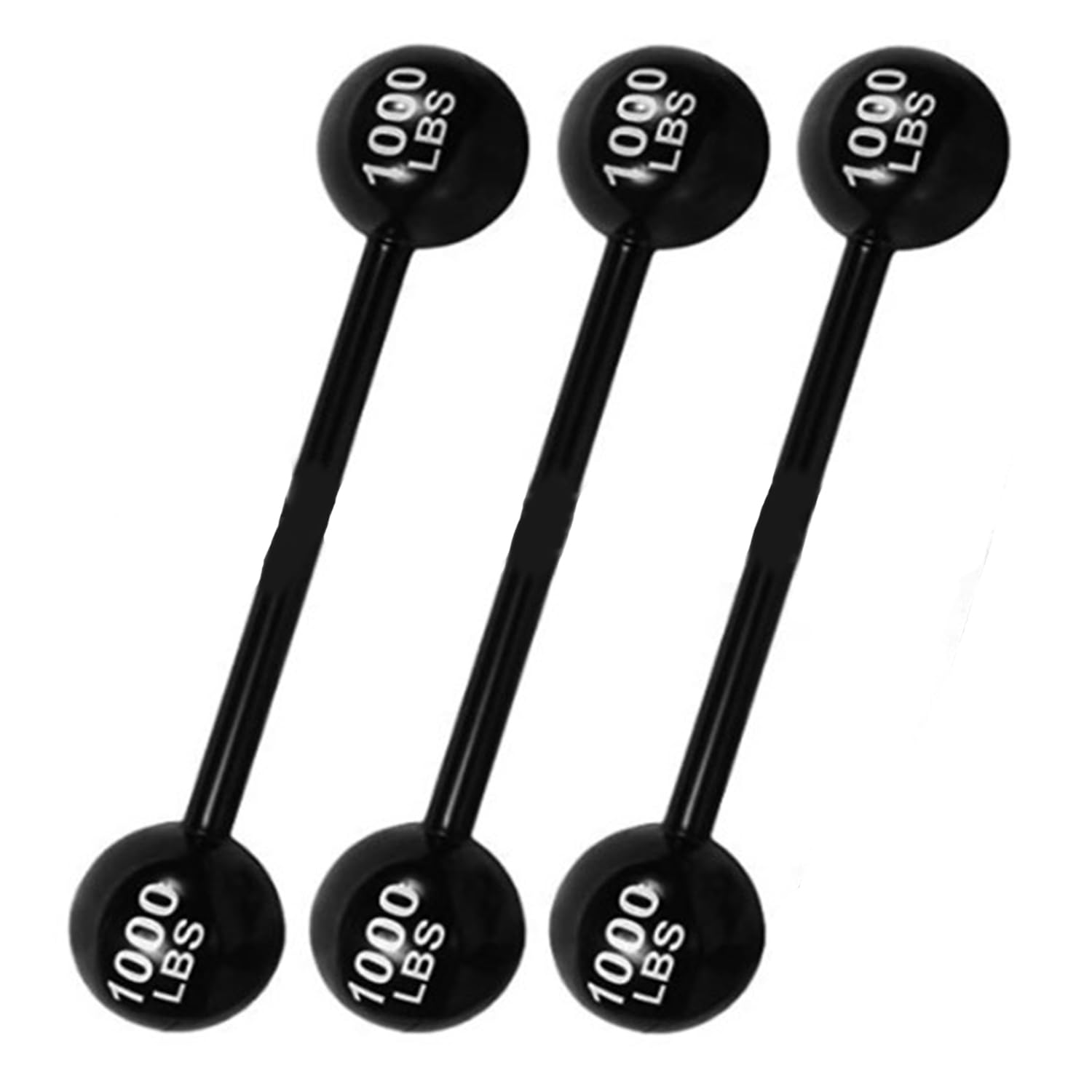 Bohue 3Pcs Inflatable Barbell Blow Up Dumbbell Toy Children's Weightlifting Toys Inflatable Props for Party Stage Performance