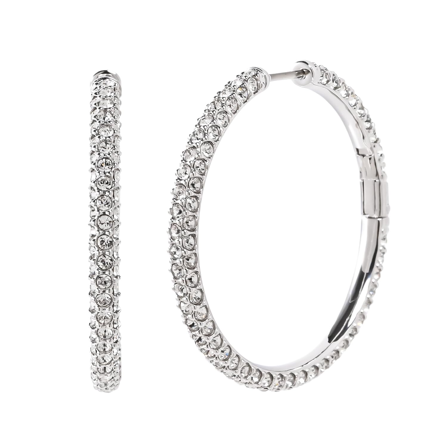 Amazon | スワロフスキー SWAROVSKI ピアス Dextera フープピアス