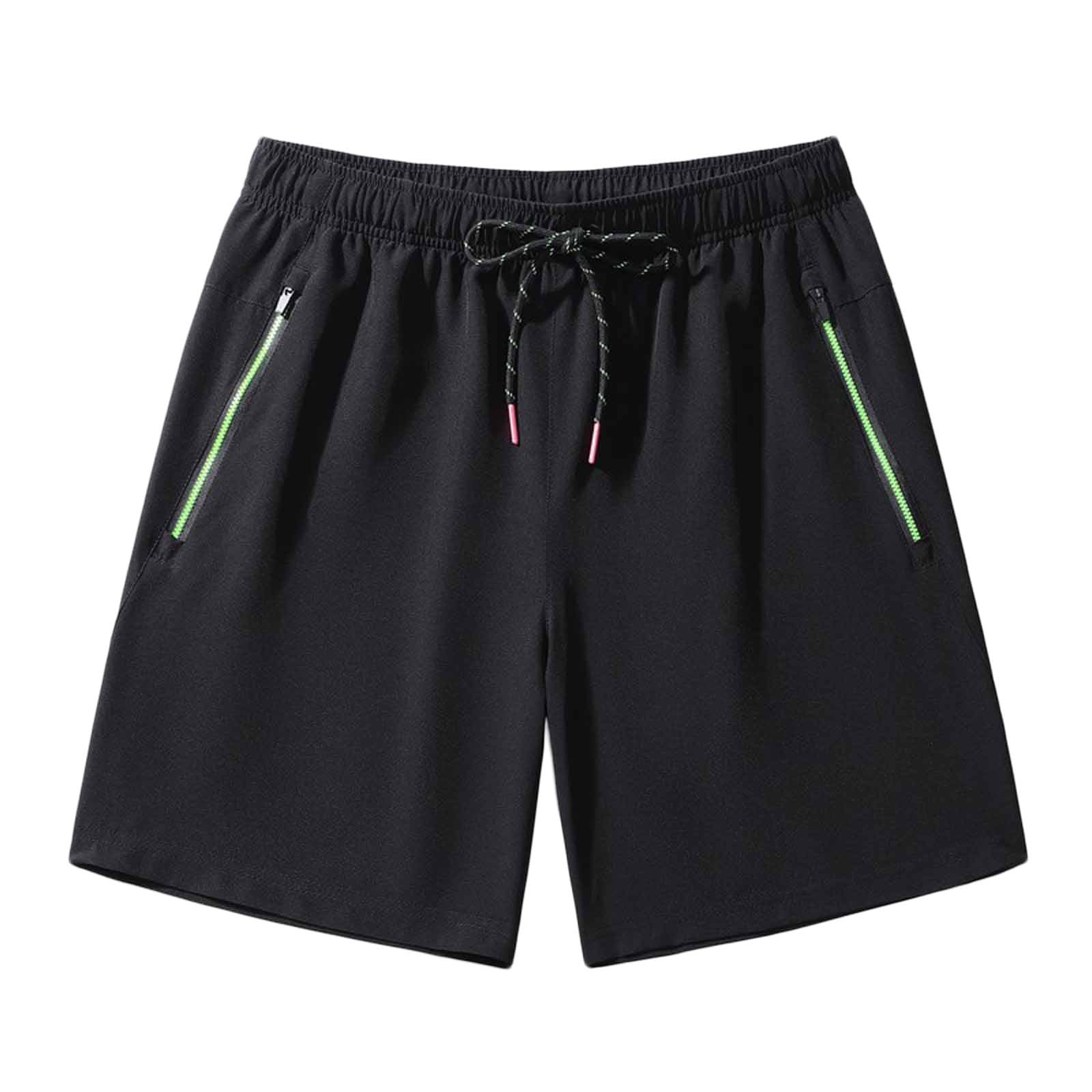 Mens Workout Athletic Shorts Drawstring Elastic Waist Running Shorts Men Lightweight Sports Gym Shorts with Pockets