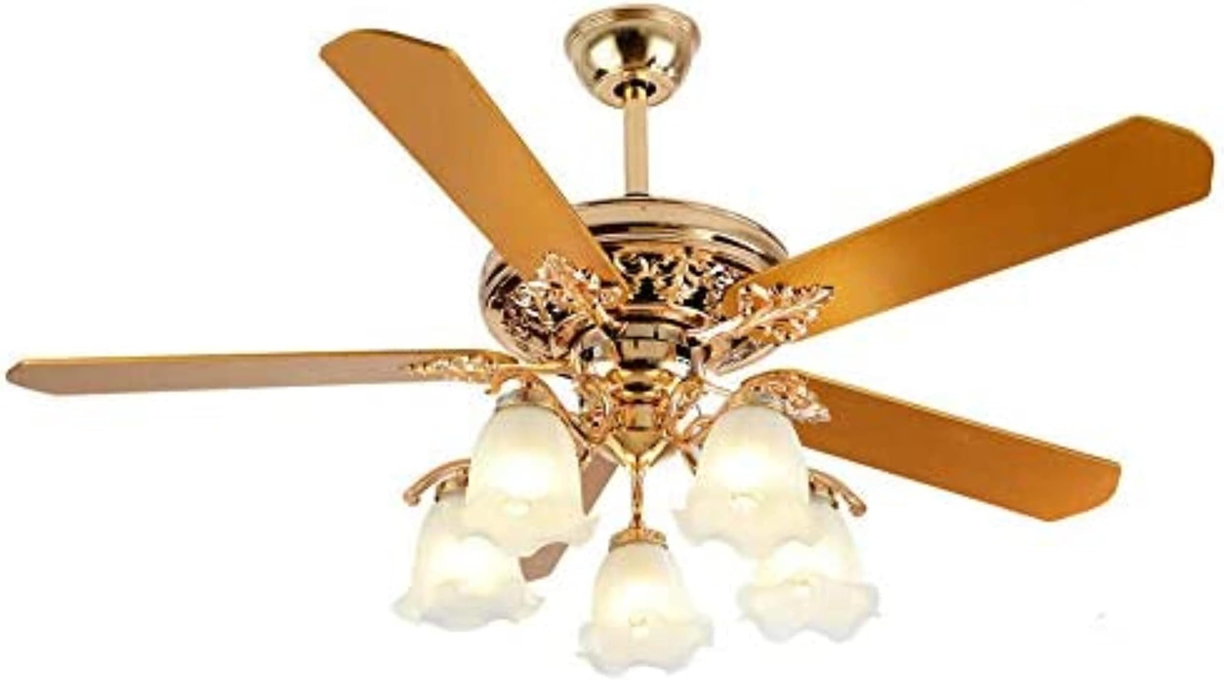 Xbtianxia 52inch Celing Fans with Light Modern Simple Fan and Chandelier Reversible Ceiling Fan w/Speed Light Remote Contro Ceiling Fans with Lights for Indoor Kitchen Dining Room Bedroom