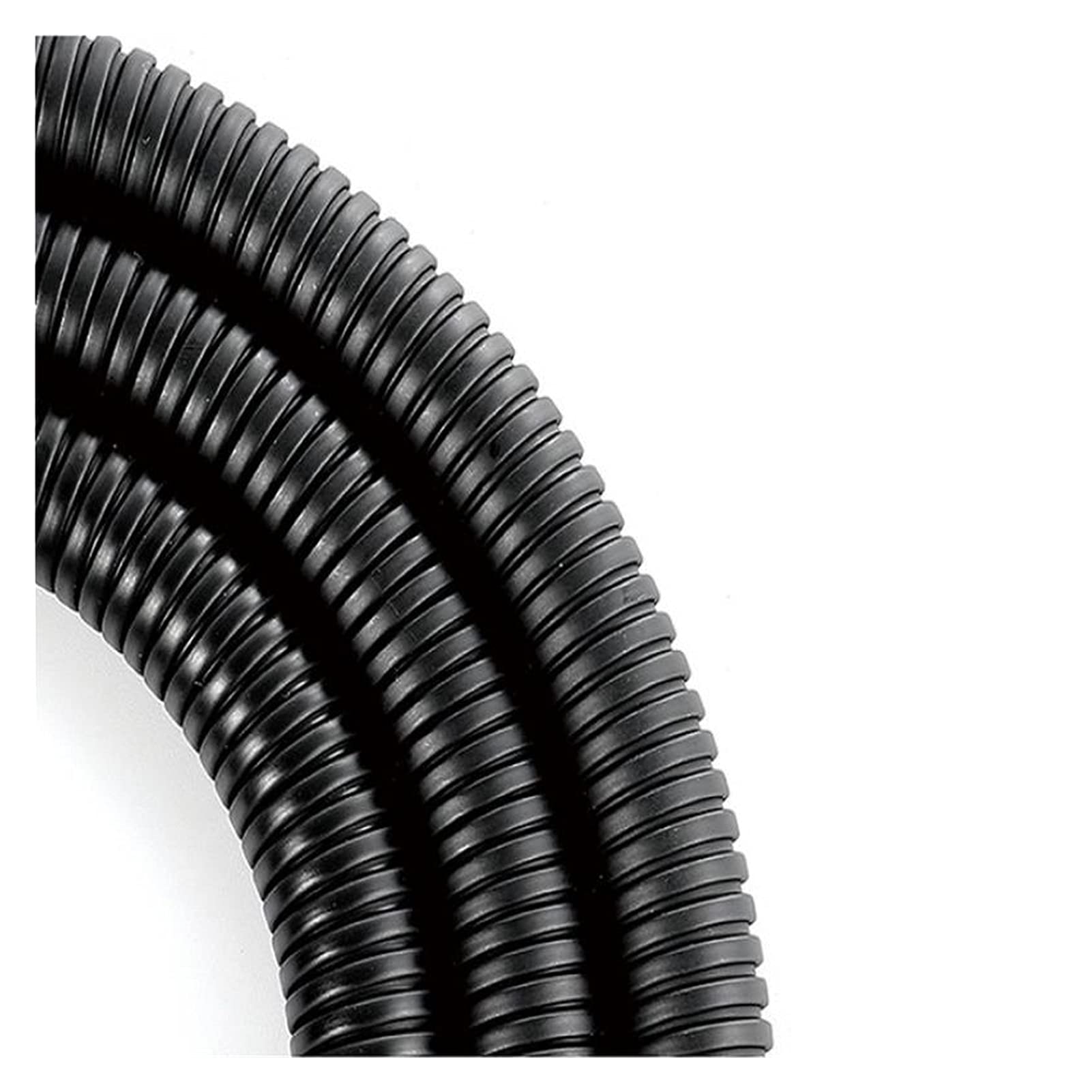 yaoqijie Opaco Nero 1,5 m 2m Tubo Doccia Tubo Flessibile Morbido Tubo Doccia Comune Bagno Flessibile Tubo dell'Acqua dell'Acciaio Inossidabile Lasting (Length : 200cm, Specification : DN15)