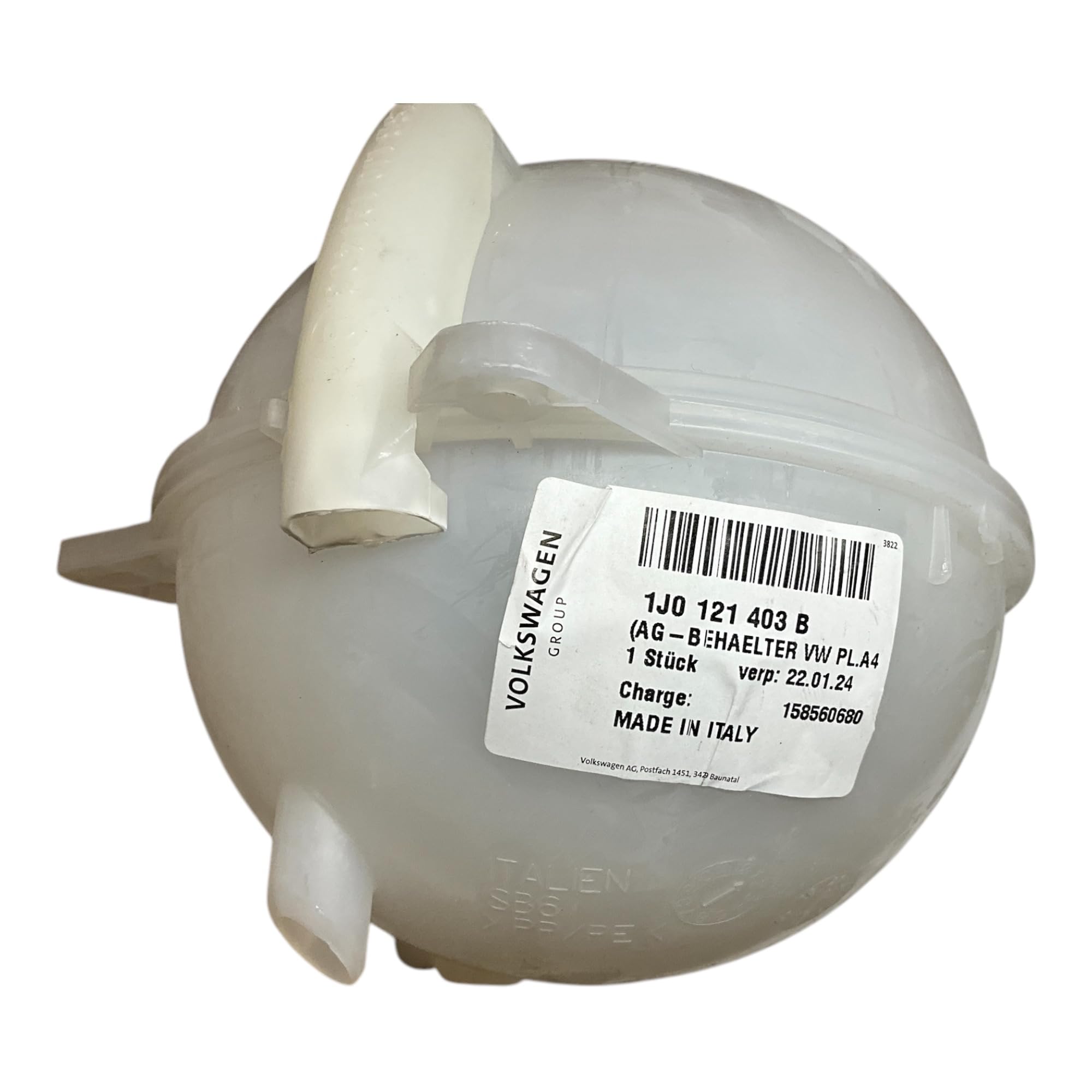 Liquido di raffreddamento originale dal vaso di espansione Volkswagen Coolant 1J0121403B