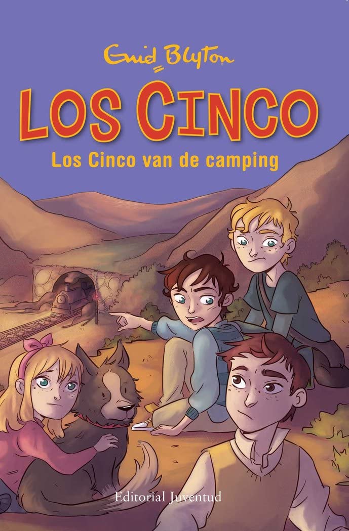 Los Cinco van de camping by Enid Blyton HARDBACK (SPANISH) 9788426142986