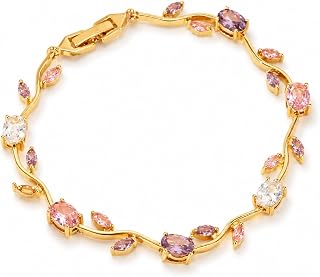 Fairy Bloom Tulip Bracelet for Women – Alloy Floral Charm Bracelet