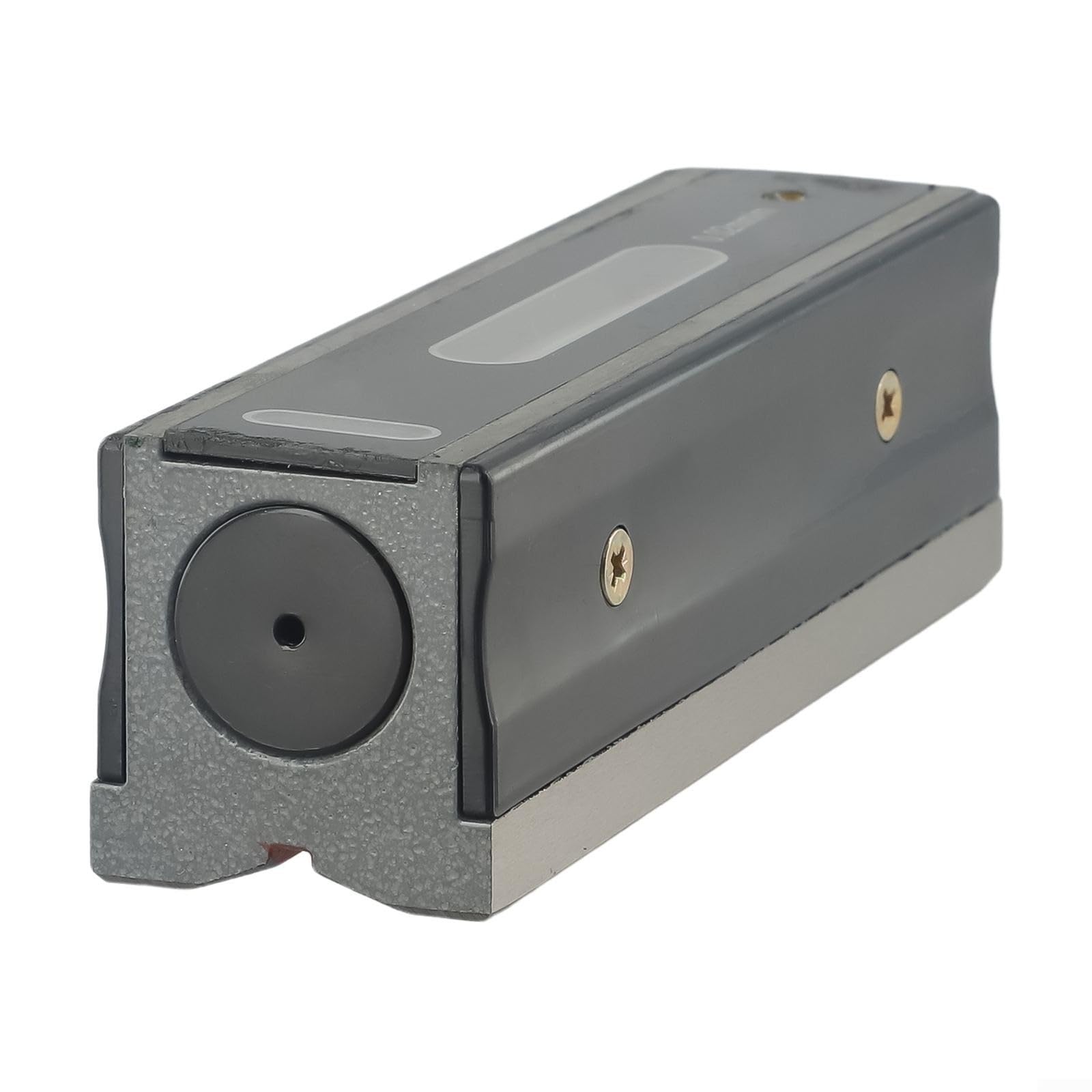 Livella a bolla di precisione in acciaio al tungsteno con base a scanalatura a V e fiale a bolla, resistente, precisione 0,02 mm/m per livellamento di macchinari (100/150/200 mm) con custodia