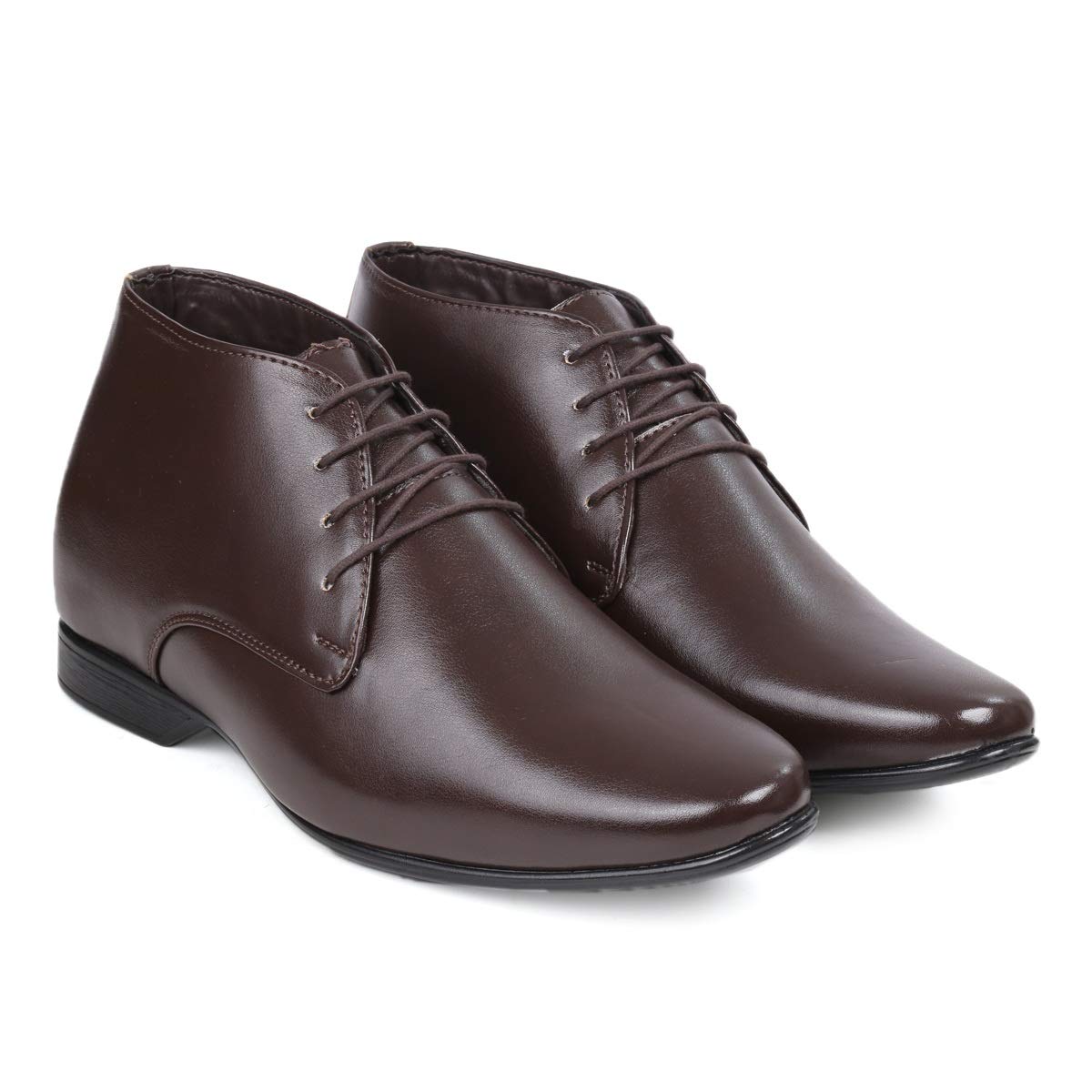 Mens 3 Inch Hidden Height Increasing Synthetic Material Casual Brown Formal Derby, Outdoor Shoes.- 6 UK (B0CJ5167P3) Amazon Price History, Amazon Price Tracker
