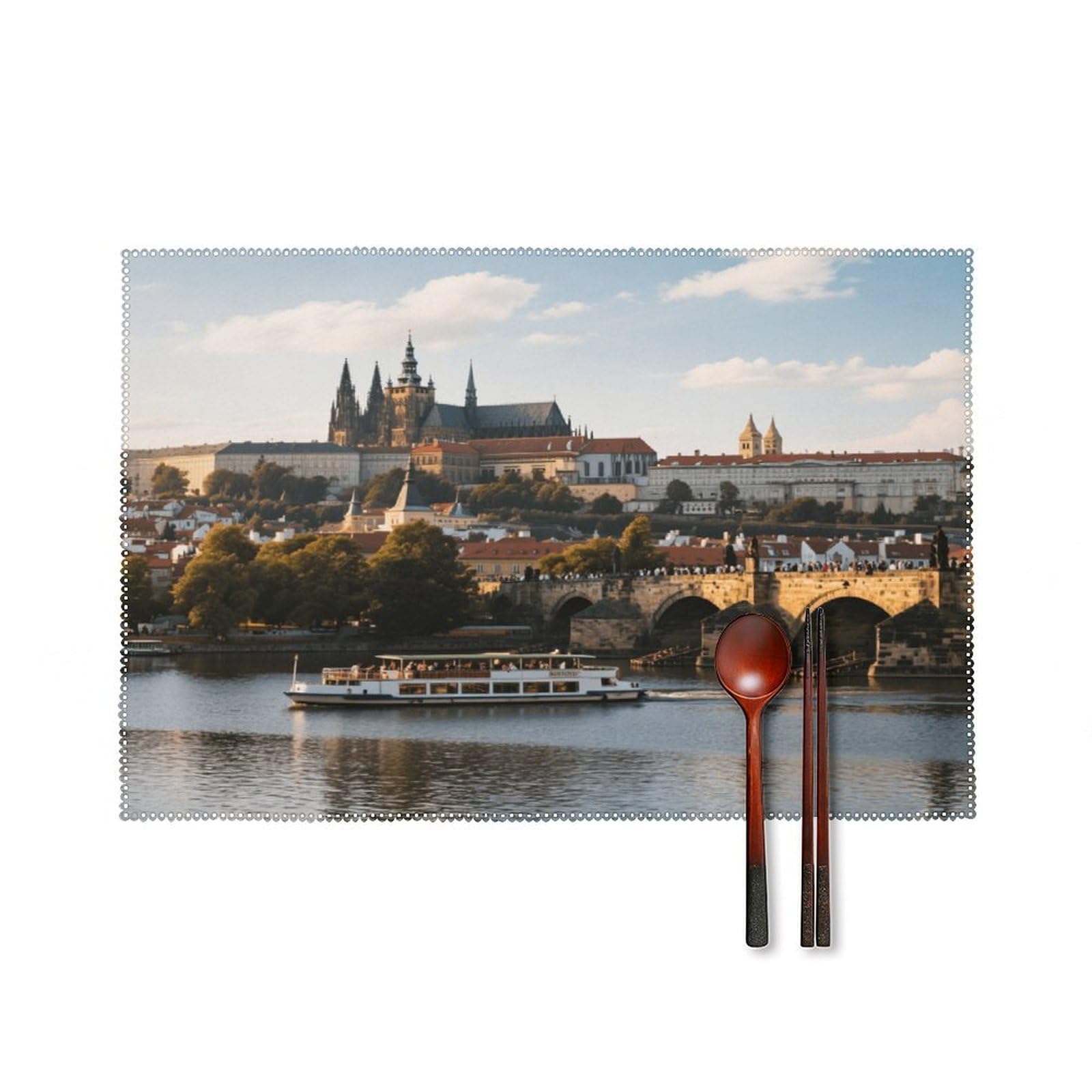 Fodpand Style Prague Castle Placemats Set Of 4 Place Mats Table Mats