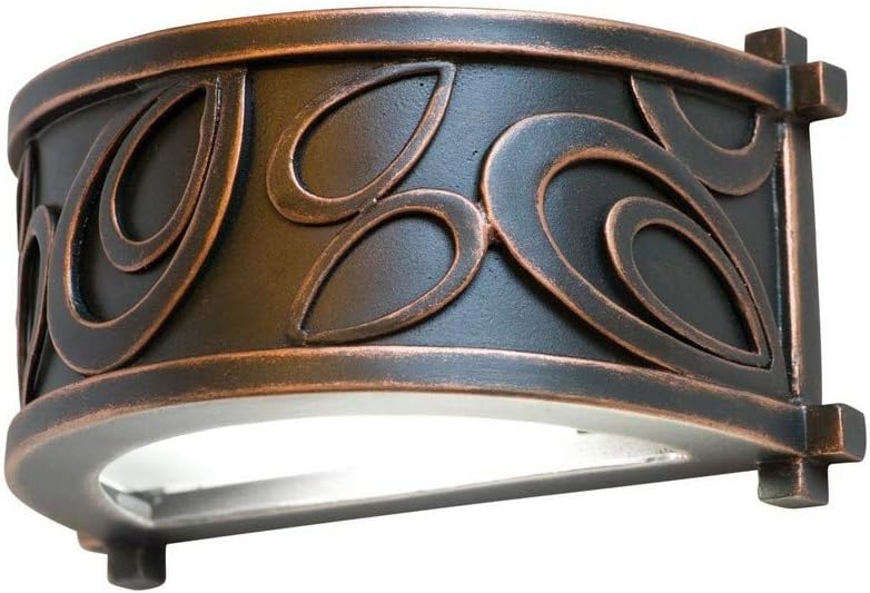 Kalco 5492AC Asiana - 7.5" 1 LED Wall Sconce, Antique Copper Finish