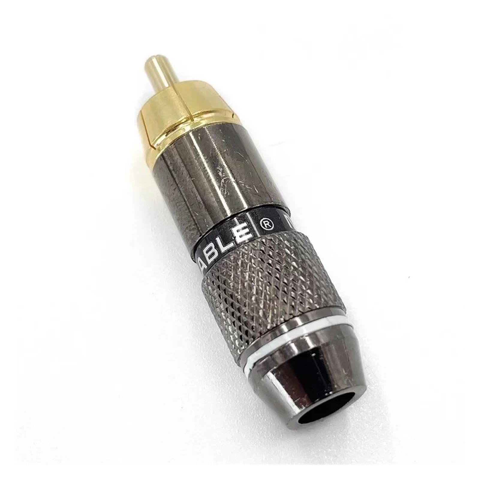 2/4/8Pcs Musical RCA Connector Plug 24K Gold Plated RCA