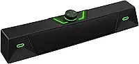 Soundbar Caixa de Som Gamer Compacta 7W RMS, Iluminação LED, USB 5V, Controle de Volume, Ideal para PC, Notebook e Smart TV Com Entrada P2 3,5mm