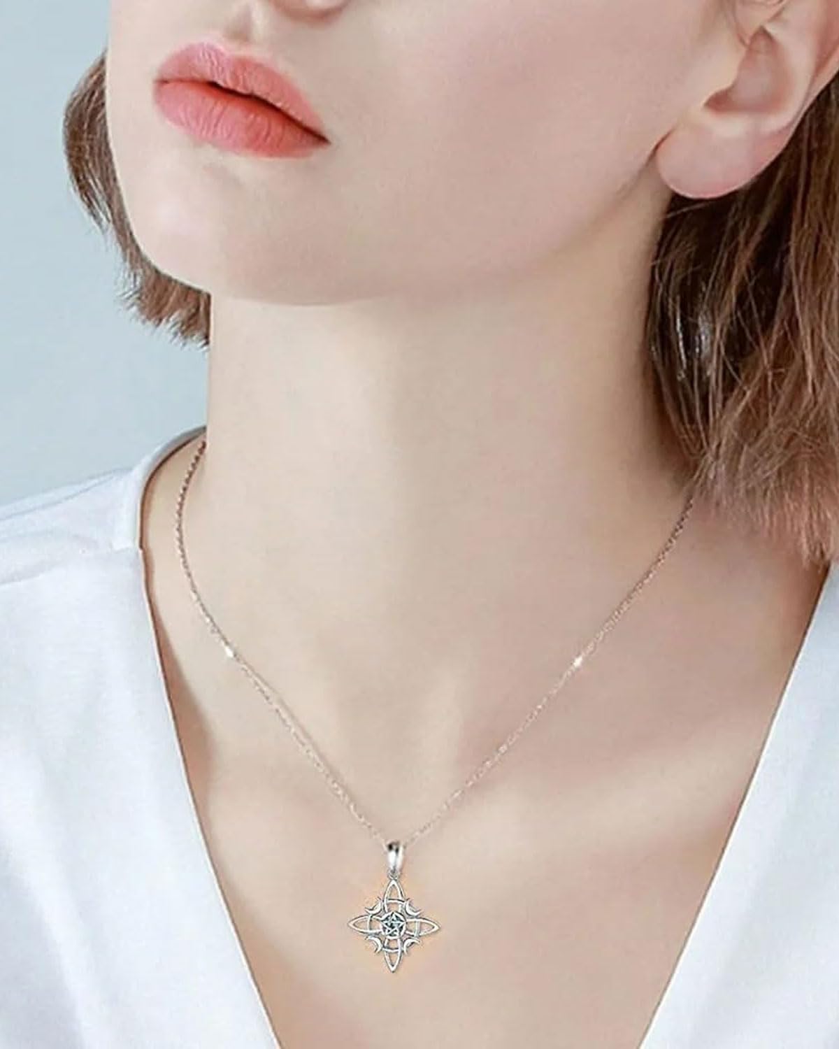 Kkjoy Bracciale in acciaio inossidabile con pentagramma