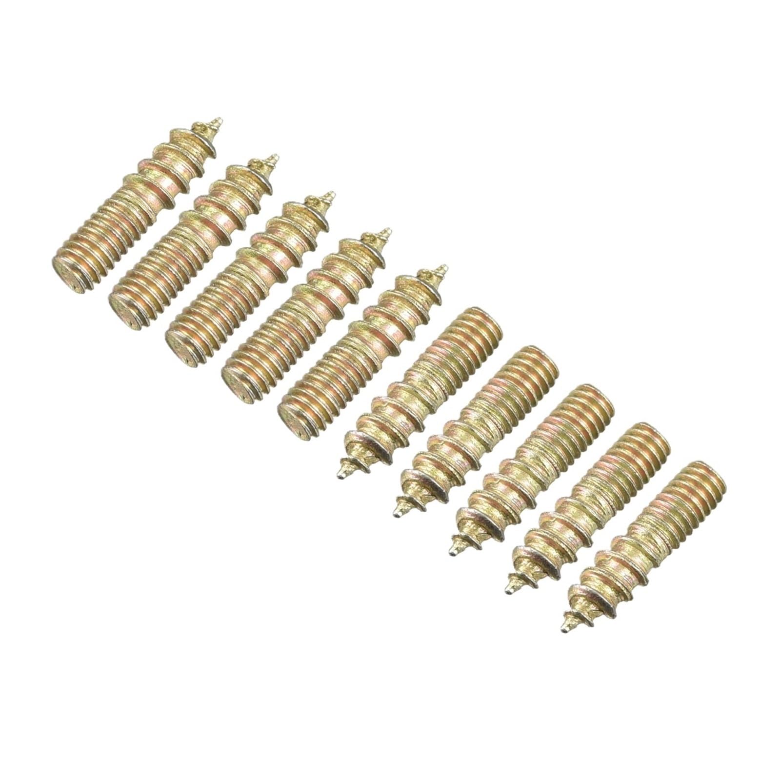 12-120 Pz M4 M5 M6 M8 M10 Doppio Attacco Filo Viti Di Tassello Bulloni Gancio For Mobili In Legno Collegamento 16mm-120mm Lunghezza(M8x80mm 24pcs)