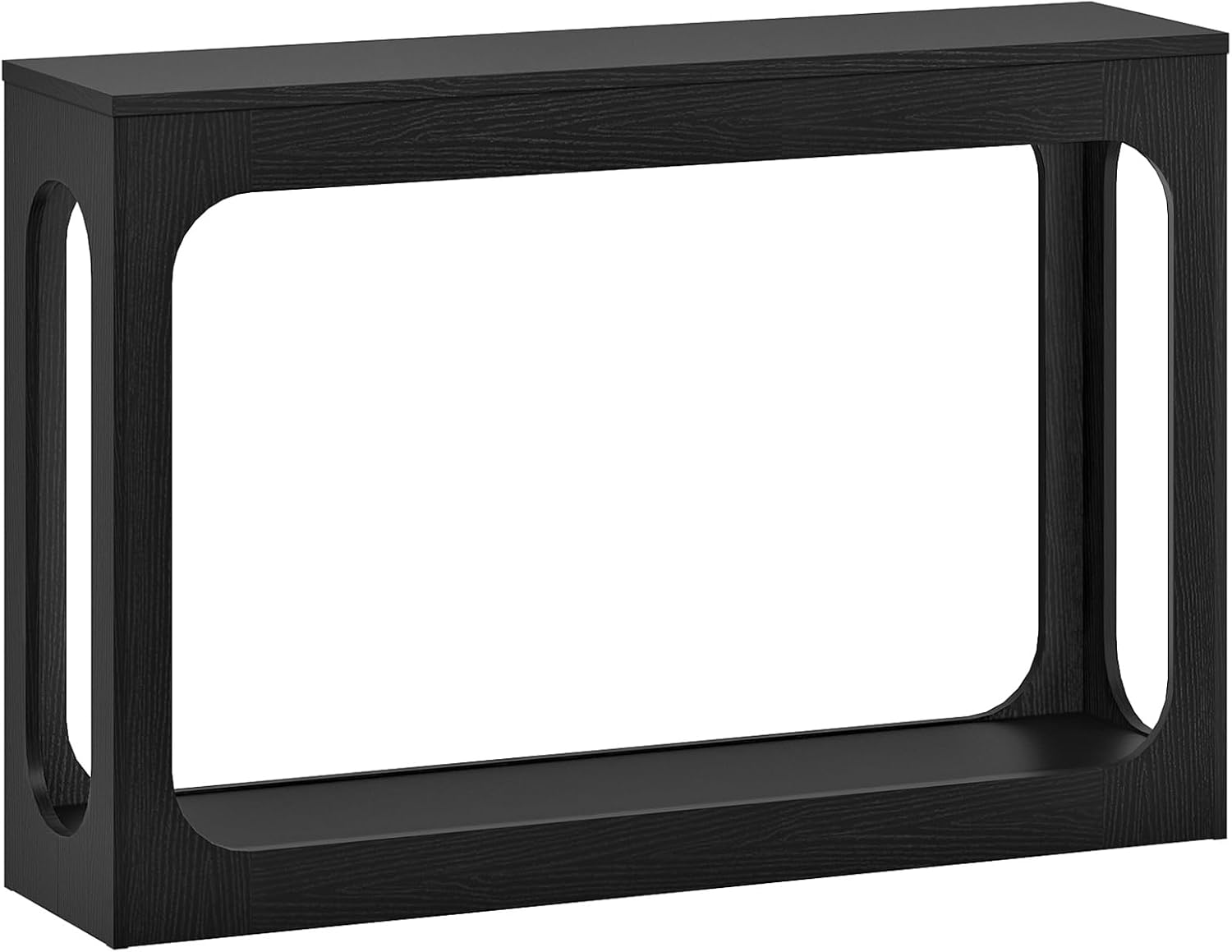 47.2" Long Console Table, Entryway Table, Hallway Table, 2-Tier Behind Couch Table, Corridor Decor Stand, Narrow Rectangular with Storage for Living Room, Entry, Hallway, Black MXG03BB - Image 9