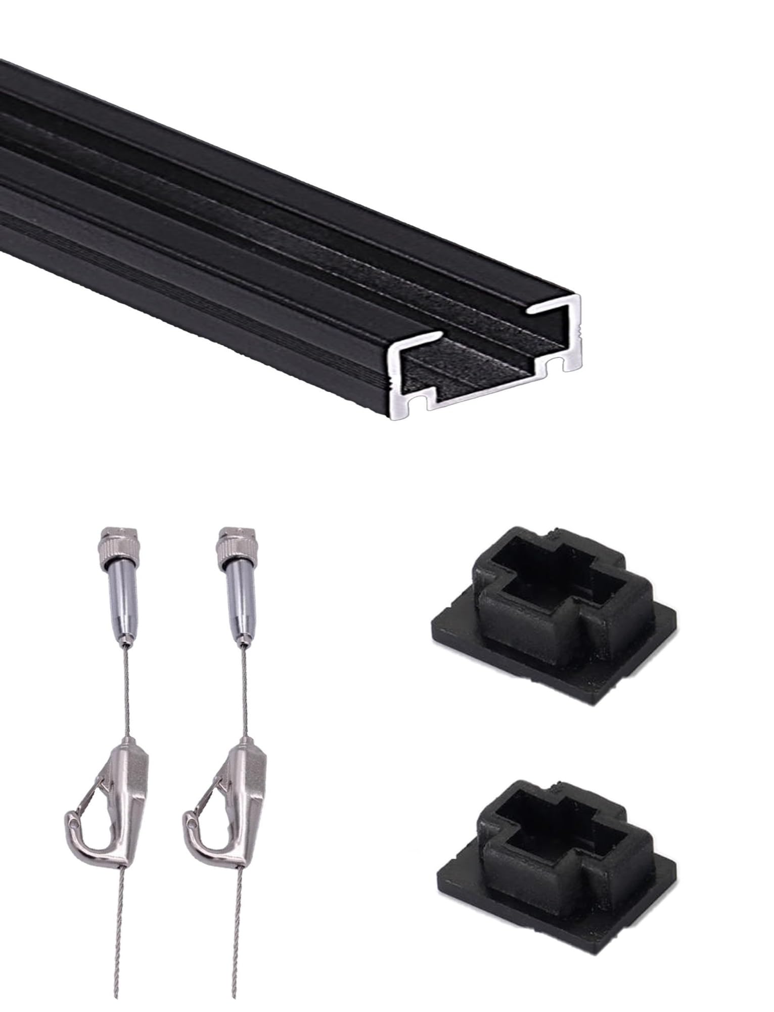 Kit de suspension pour photos pour suspendre vos cadres sans trouer les murs avec rail et cordes