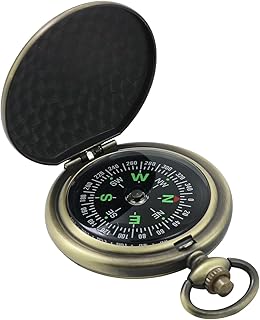 Camping Survival Compass Glow in The Dark Military Compass Survival Gearfor for Hiking, Camping,Backpacking, Outdoor Activities