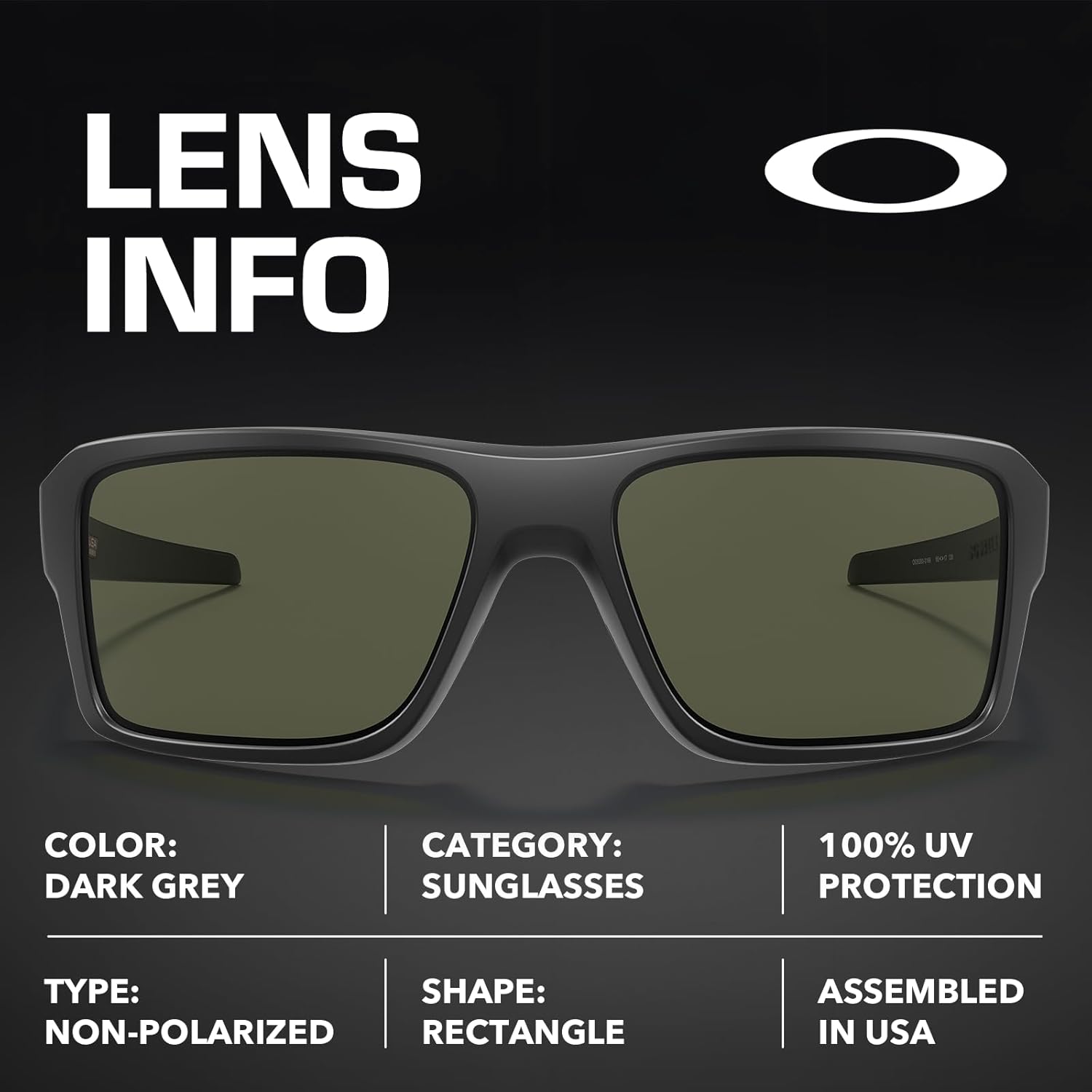 Oakley DOUBLE EDGE OO9380 Rectangle Shape Sunglasses With Official Eyewear Kit - Image 4