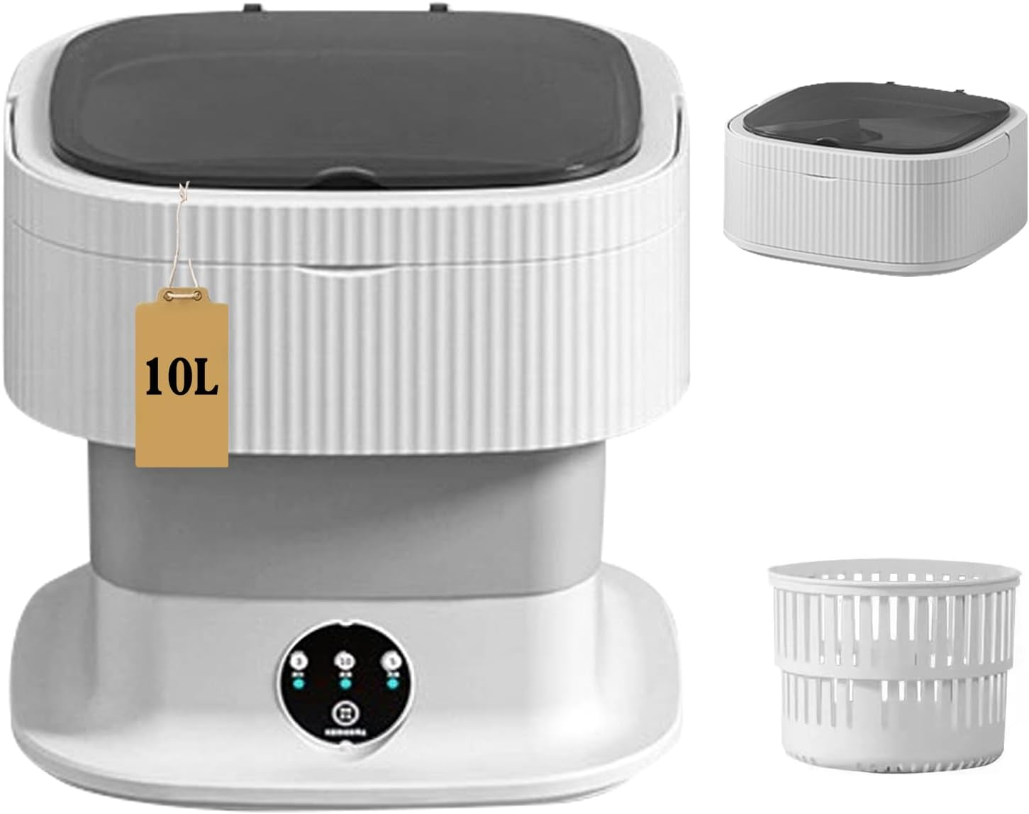 Portable Travel Washing Machine, 10L Portable Mini Washer