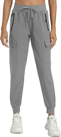 Womens Cargo Hiking Pants with 4 Pockets Lightweight Water Resistant
