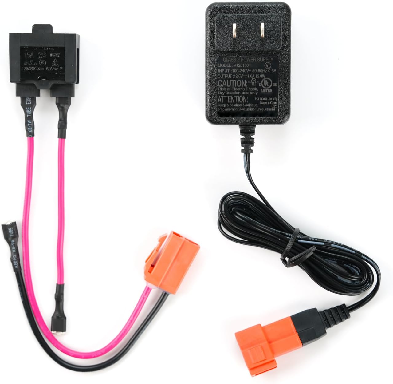Universal 12V Charger for Kids Ride On car and Battery Wire Compatible with BMX X6, Kid TRAX GMC, Wal-Mart, Moto ATV Quad Electric Vehicle 12 Volt Battery Charger for Ride On Toys Adapter Square Plug