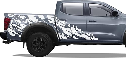 Side Nightmare Graphic Stickers Decals Compatible with Nissan Navara Np300 White