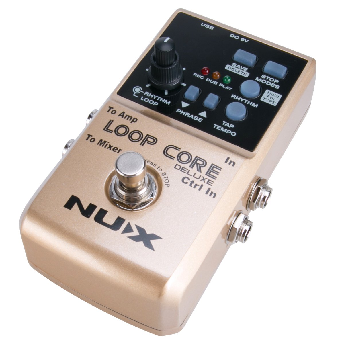ギター NUX Loop Core Deluxe Amazon.com: NUX Loop Core Deluxe Guitar Looper Pedal, with
