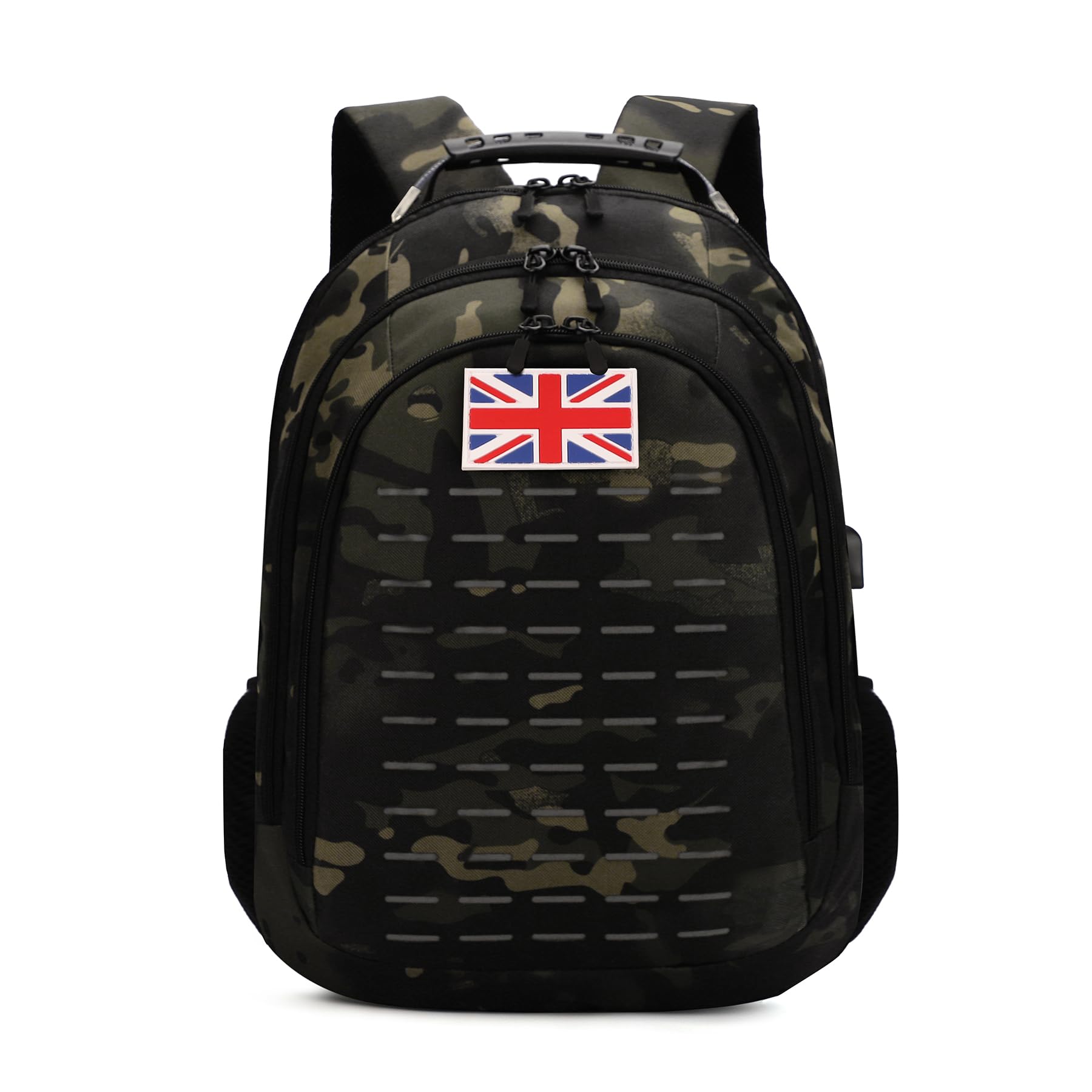 Houart 40L Tactical Military Rucksack Waterproof Backpack with USB Port