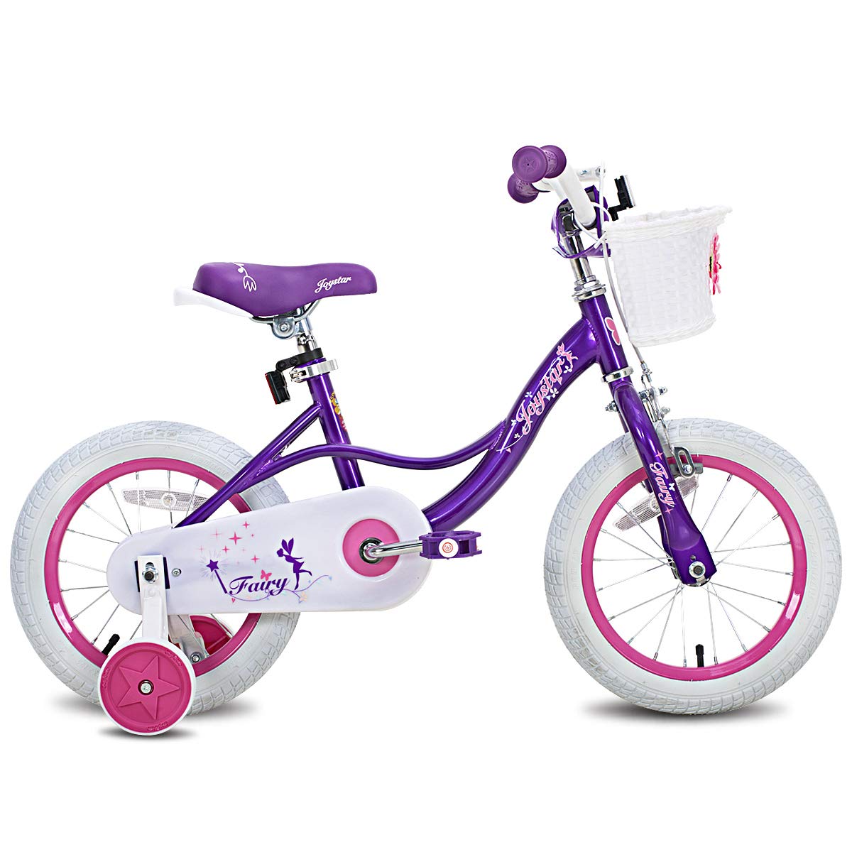 JOYSTAR 16 Zoll Mädchenfahrrad - Kinderfahrrad Für 4-6 Jahre Mit Stützrädern