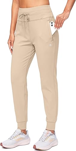 Miniatura 7 de G Gradual Pantalones deportivos con forro polar para mujer de cintura alta resistentes al agua térmicos para correr senderismo bolsillos