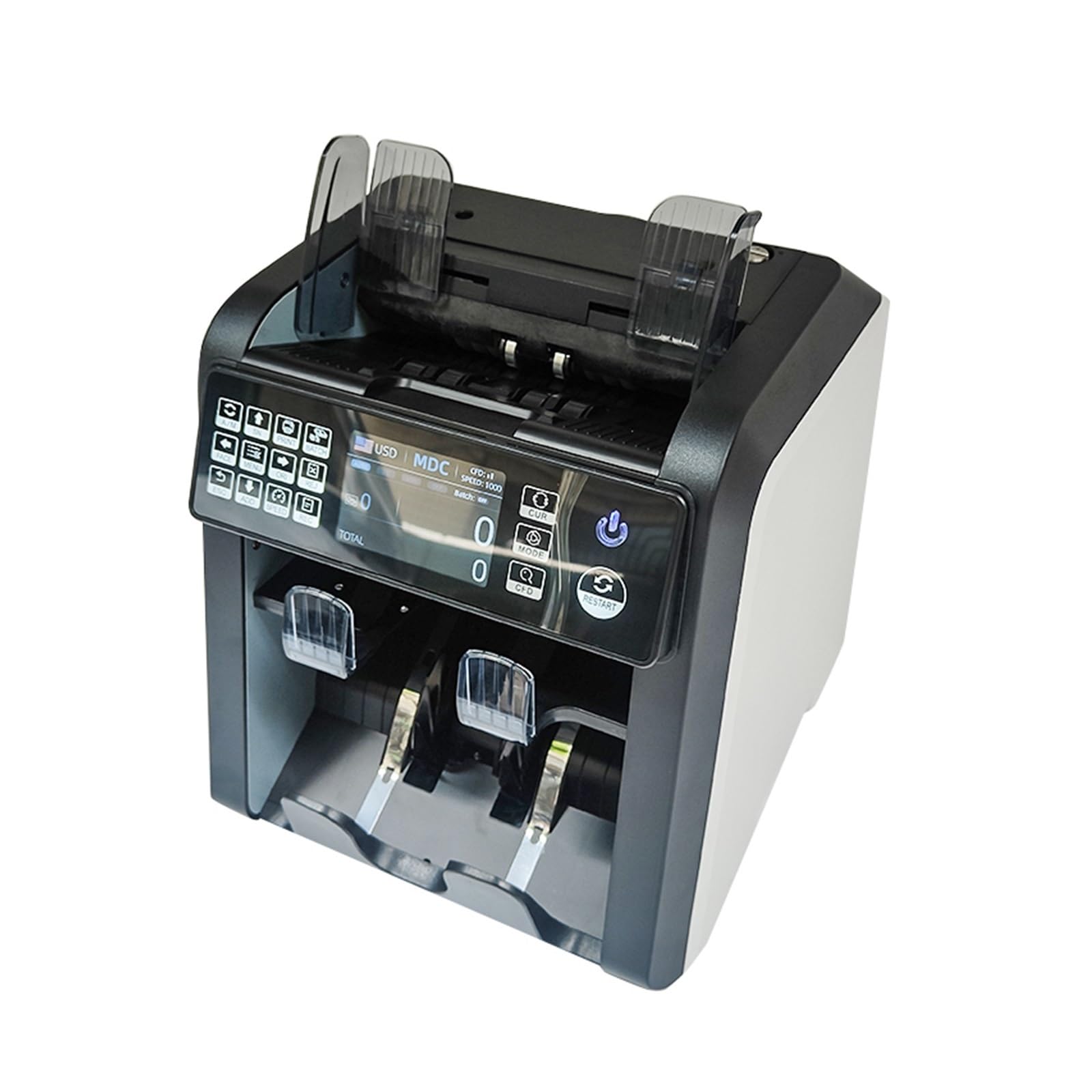 Multi-Currency Automatic Bill Counting Machine for Cash and Banknotes