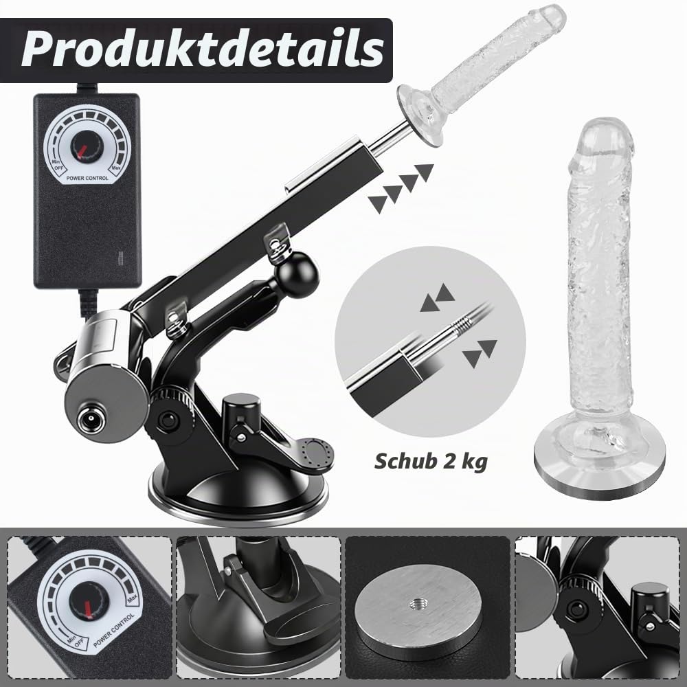 Fickmaschine, Automatische Sexmaschine für die Frau mit Dildo Zubehör & Stoßfunktion Extrem, Fickmaschine Dildo für Männer, Liebesmaschine Sexspielzeug Maschinen