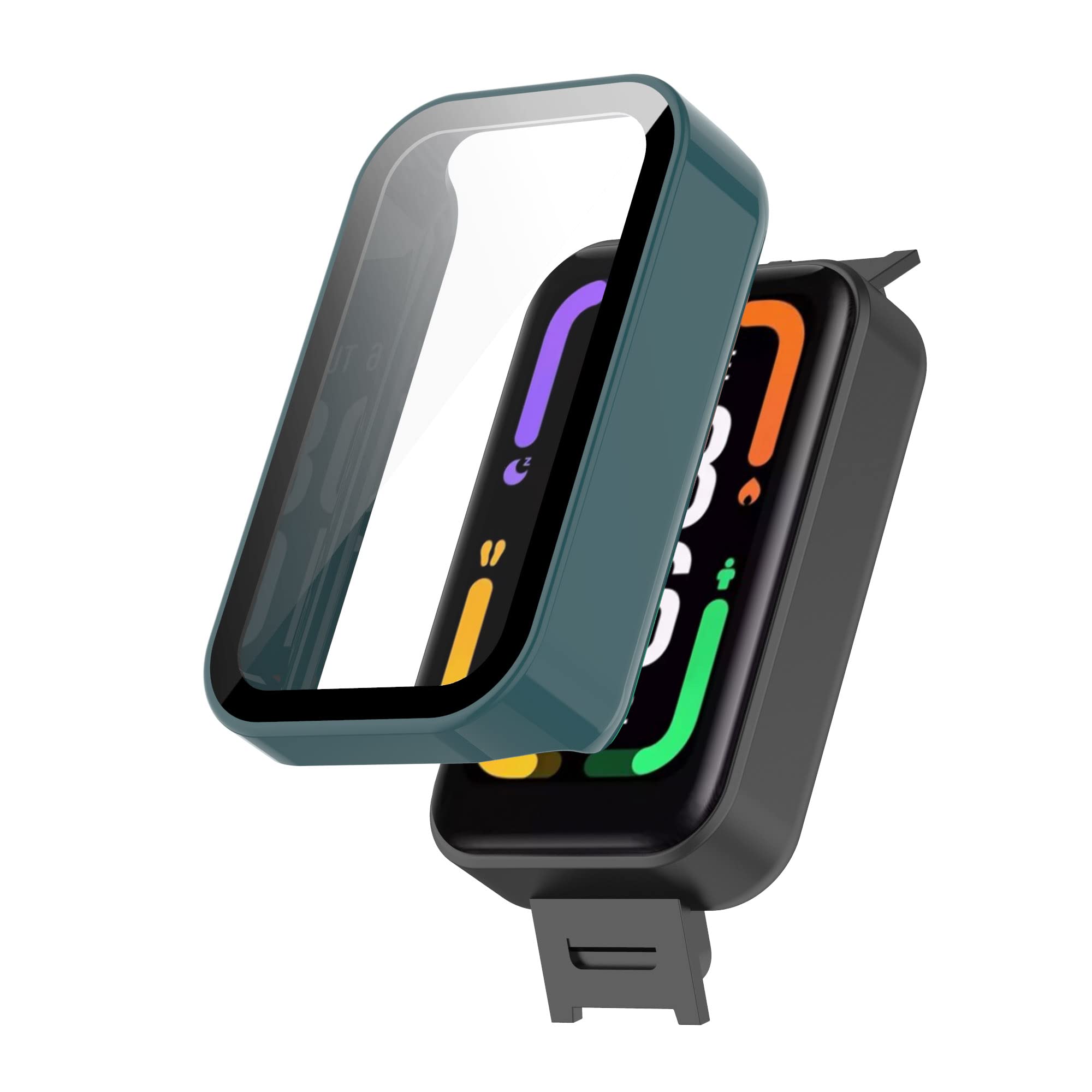 Custodia Protettiva In TPU Per Xiaomi Redmi Smart Band Pro | Copertina Morbida Trasparente | Leggera E Ultrasottile | Accessorio Rosa - 2