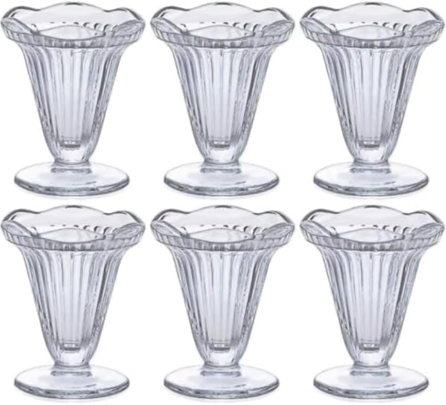 青山ガラス サンデーグラス×６個 Amazon｜パフェグラス クリア 180ml 6個セット デザート