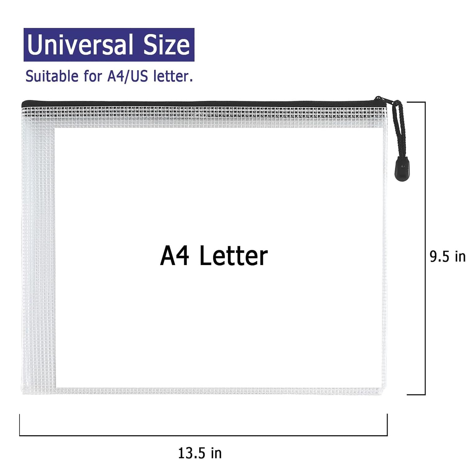 5 pcs Mesh Zipper Pouches - Image 2